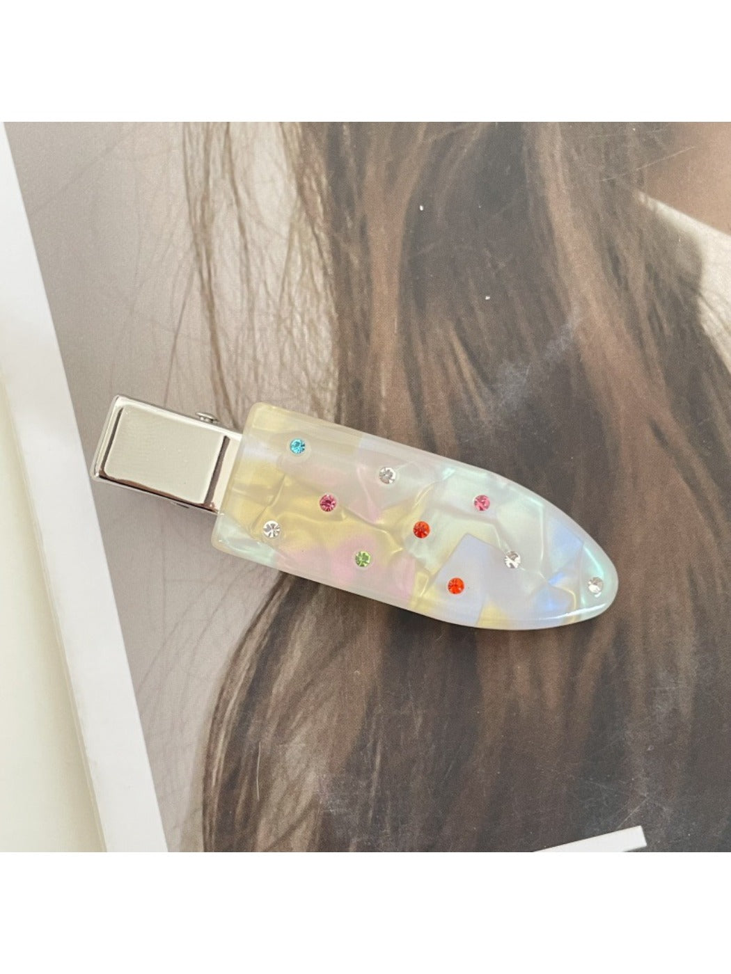 Beau - Rhinestone-Embellished Elegant Hair Clip