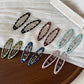 Beau - Oval Polka Dot Cutout Hair Clip