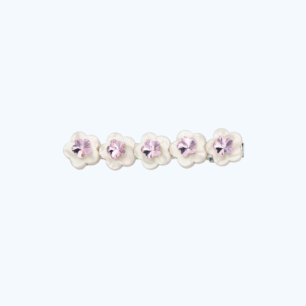 Beau - Sweet Floral Accent Decorative Hair Clip