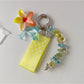 Keypus - Polka Dot Dolphin Beaded Bag Charm Keychain