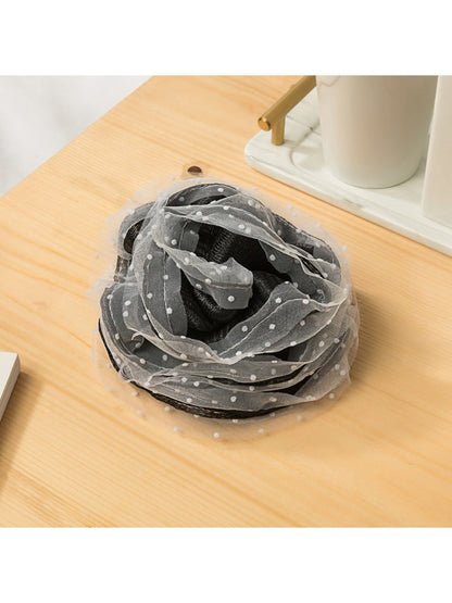 Papo - Monochrome Dotted Bath Pouf