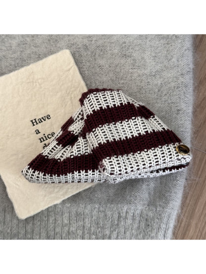 Gifty - Striped Knit Hair Accessories