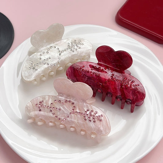 Beau - Sweet Style Heart Design Claw Clip