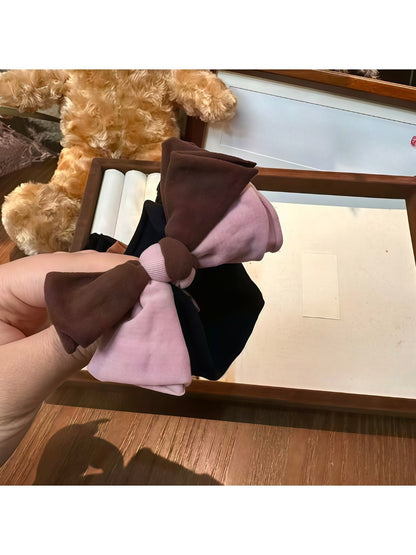 Gifty - Two Tone Bow Scrunchie