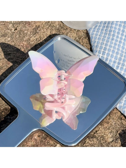 Beau - Gradient Plastic Flower Design Claw Clip