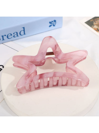 Beau - Iridescent Translucent Star Shape Claw Clip