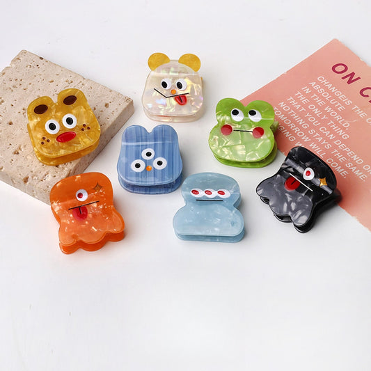 Beau - Acetate Cartoon Monster Animal Claw Clip