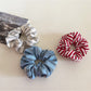 Gifty - Colorful Knitted Striped Scrunchie