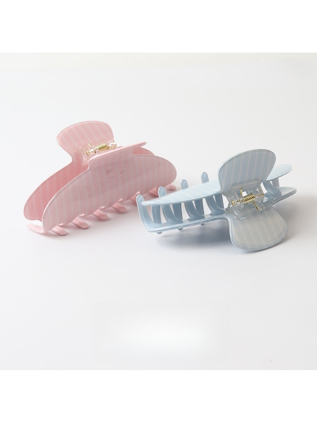 Beau - Modern Striped PVC Hair Claw Clip