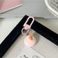 Keypus - Cartoon Strawberry Pastry Bag Charm Keychain