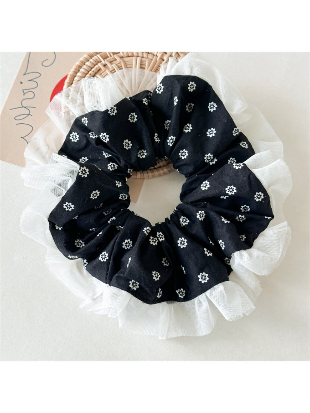 Gifty - Floral Lace Bow Hair Ties