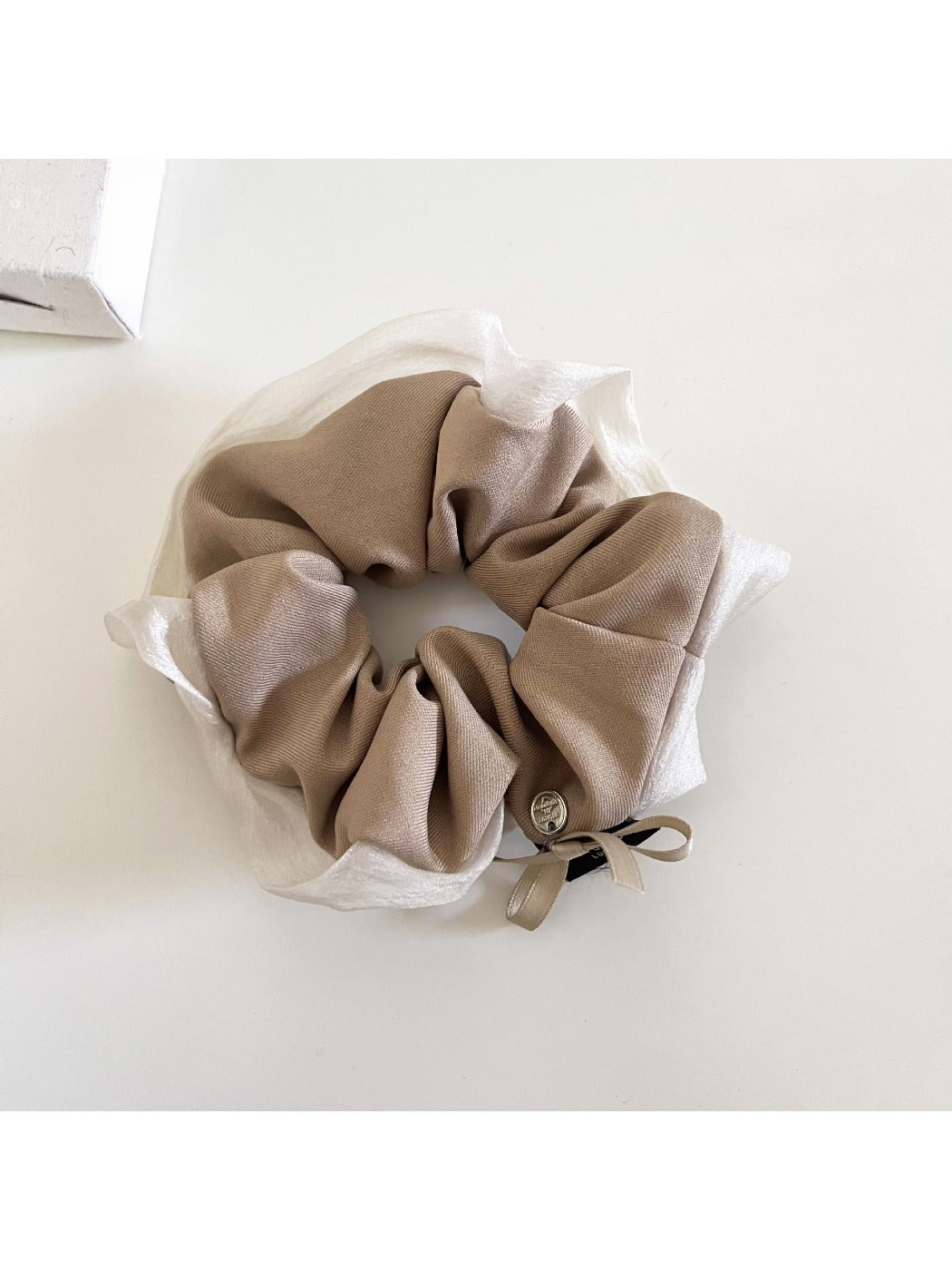 Gifty - Solid Color Bow Fabric Hair Ties
