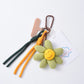 Keypus - Funny Smile Sunflower Keychain