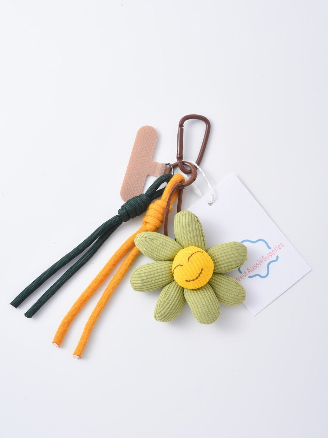 Keypus - Funny Smile Sunflower Keychain