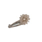 Beau - Beaded Flower Alloy Bangs Hair Clip