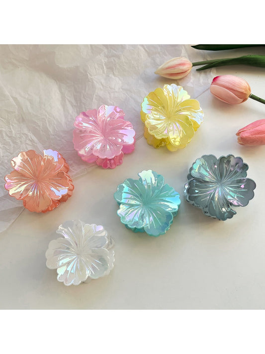Beau - Colorful Egg Flower Shaped Hair Clip