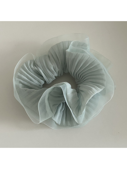 Gifty - Ruffled Mesh Sweet Style Oversized Scrunchie