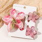 Beau - Marbled Frangipani Hair Clips Set