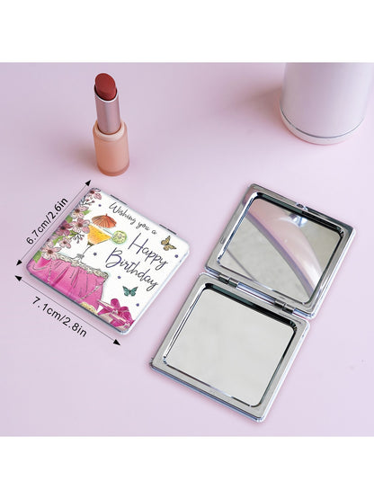 Mirroray - Cartoon Style Foldable Pocket Makeup Mirror