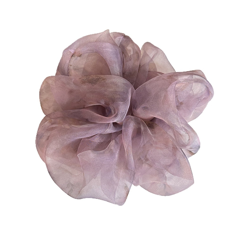 Gifty - Purple Sheer Ombre Polyester Scrunchie