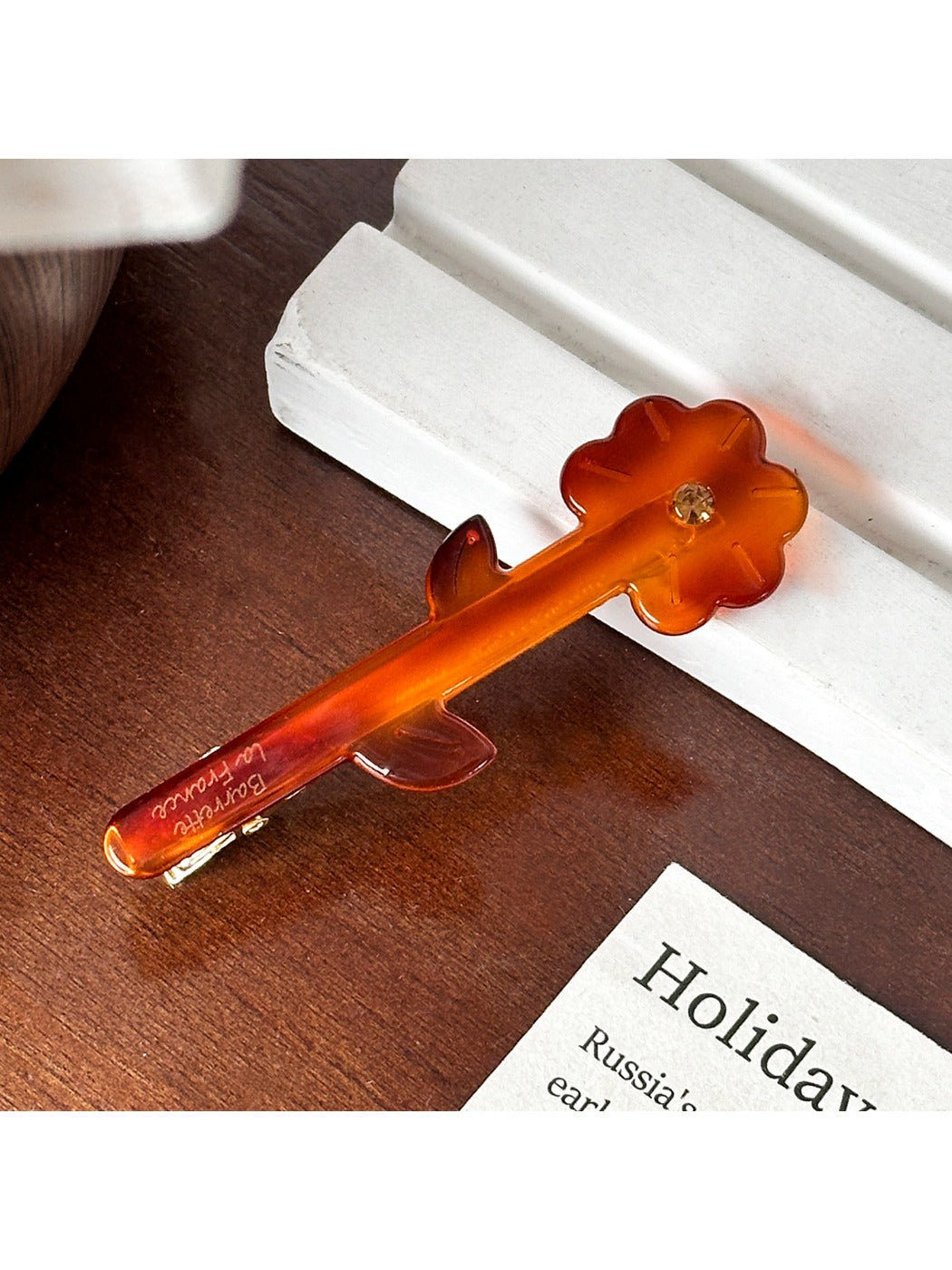 Beau - Acetic Acid Flower-shaped Hairpin