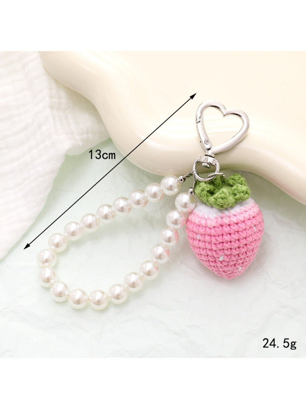 Keypus - Heart-Shaped Fruit-Shaped Keychain