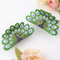 Beau - Retro Peacock Shaped Hair Claw Clip