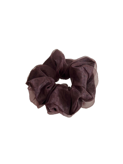 Gifty - Elegant Mesh Print Scrunchies