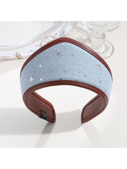 Gifty - Women's Denim Star Design Fashion Headband