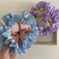 Gifty - Ruffled Lace Trim Double Layer Scrunchie