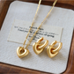 Earedge - Geometric Heart Design Fashion Earrings