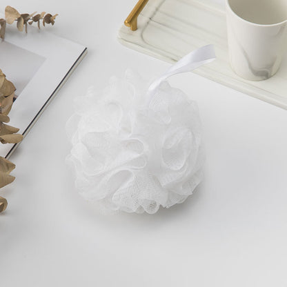 Papo - Soft Mesh Ribbon Hanger Lathering Bath Pouf