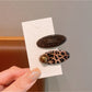 Beau - Acetate Geometric Oval and Bar Hair Clip
