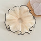 Gifty - Pleated Ruffle Edge Chiffon Scrunchie