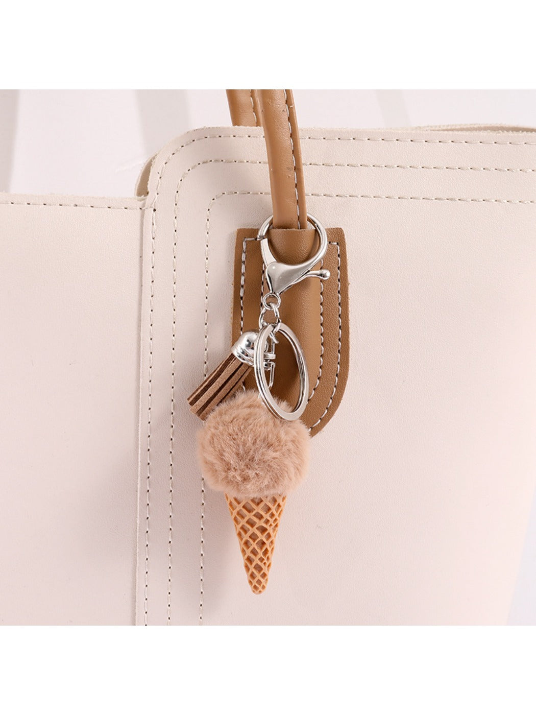 Keypus - Plastic Ice Cream Bag Charm Keychain