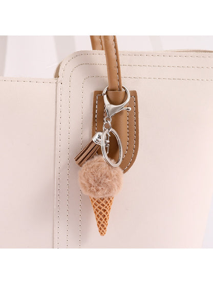 Keypus - Plastic Ice Cream Bag Charm Keychain