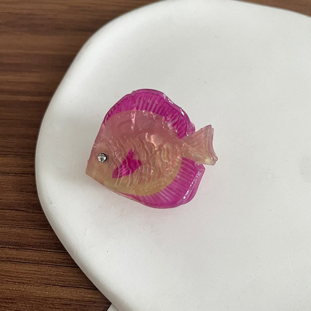 Beau - Translucent Ocean Motif Side Hair Clip