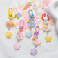 Keypus - Cute Cloud and Star Charm Keychain