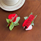 Beau - Cartoon Strawberry-shaped Acetate Hairpin