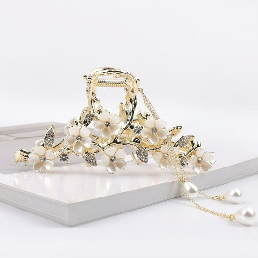 Beau - Branching Floral Claw Clip