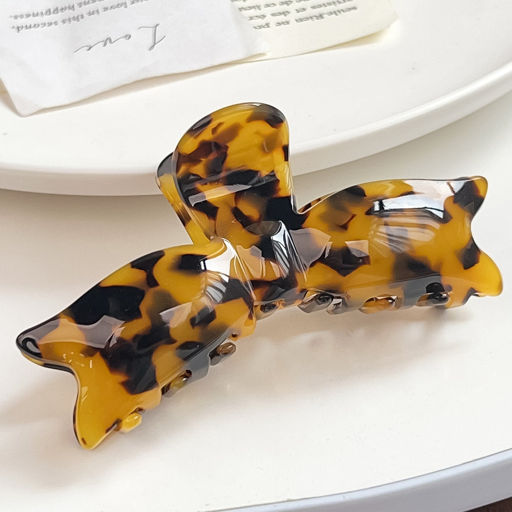Beau - Elegant Bow Shape Acetate Hair Claw Clip