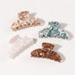 Beau - Textured Half Round Hair Claw Clip
