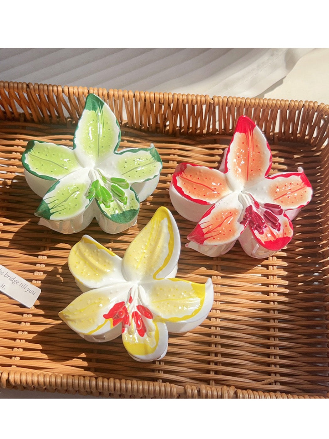 Beau - Colorful Egg Flower Hair Clip