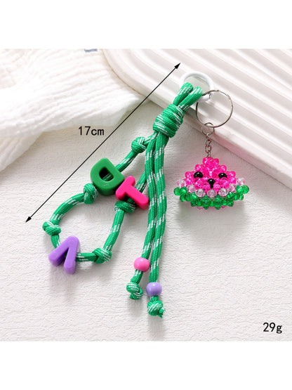 Keypus - 3D Watermelon Slice-Shaped Keychain