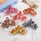 Beau - Plastic and Alloy Floral Hair Styling Claw Clip