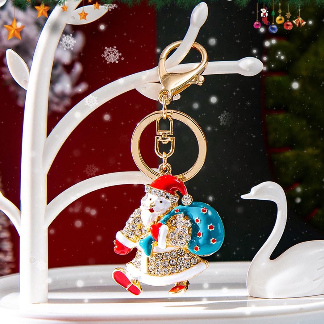 Keypus - Funny Santa Claus Christmas Keychain