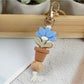 Keypus - Silicone Lotus Potted Plant Keychain