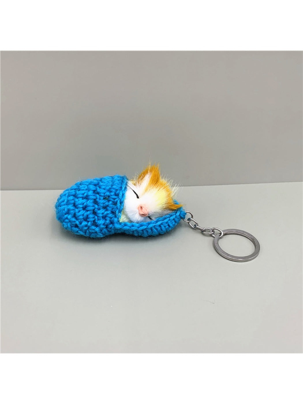 Keypus - Sleeping Cat Shaped Bag Charm Keychain