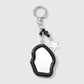 Keypus - Y2K Acrylic Bow and Mirror Charm Keychain