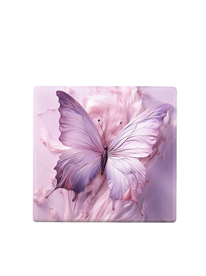 Mirroray - Butterfly Print PU Folding Vanity Mirror